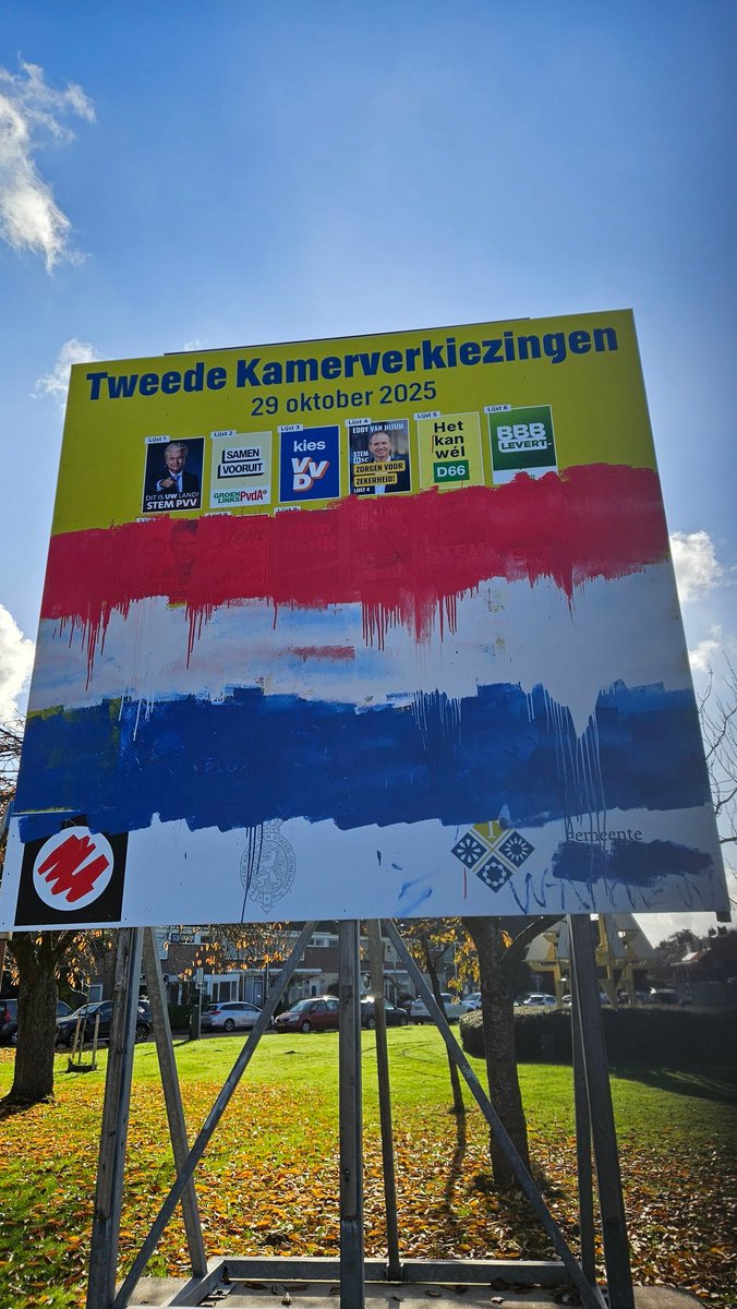 BartFunnekotter's tweet image. D66 populair in Warmond