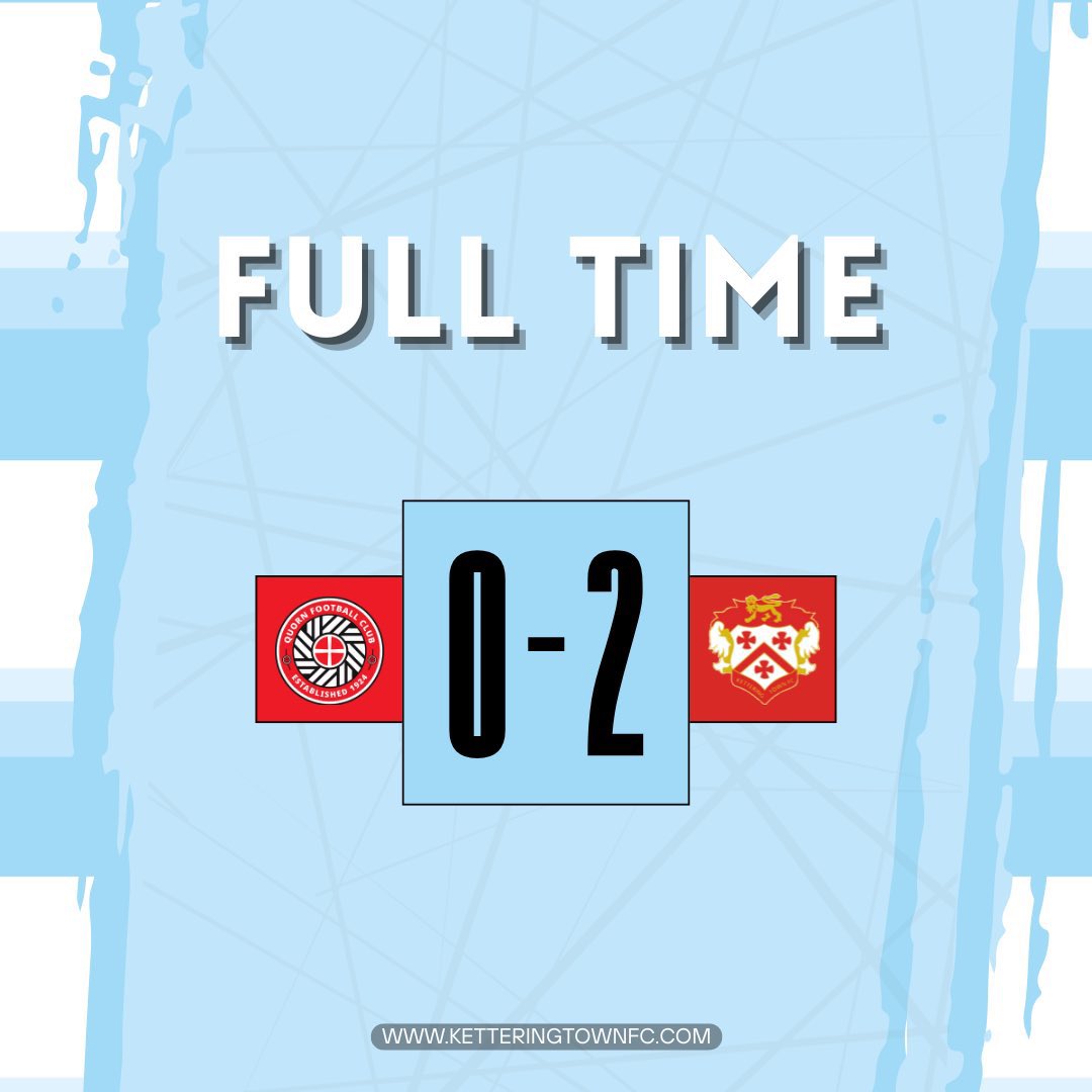 3pt✅! Thank you for the support  <a href="/KTFCOfficial/">Kettering Town FC</a>