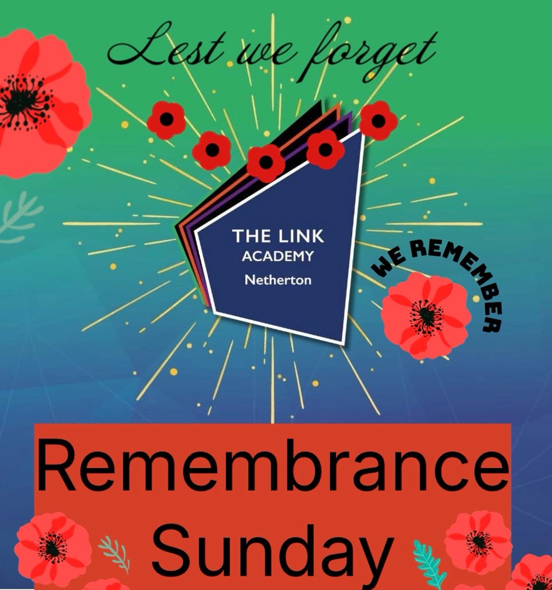 Looking ahead to this week… we will respectfully remember those, that gave their tomorrow, for our today. In honour of service people and animals that have fought for our country, on Remembrance Sunday - WE WILL REMEMBER THEM 💚❤️