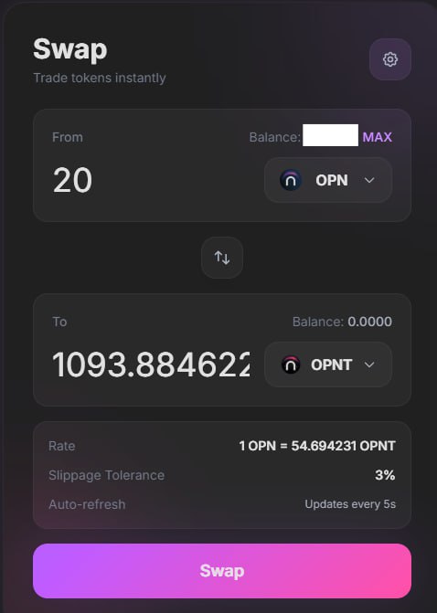 pipsanalytics's tweet image. My experience with the @IOPn_io OPN Chain Testnet has been exceptional so far.
Unlike most testnets that struggle with bugs and clunky interfaces, OPN delivers a seamless and intuitive experience — easily one of the best UIs I’ve seen in a test environment.

What really stands…