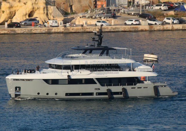Shipguru's tweet image. #2025built #motoryacht #CABANA  #leaving #GrandHarbourMarina, #Malta - 16.07.2025 - maltashipphotos.com - NO PHOTOS can be used or manipulated without our permission @GrandHMarina @YachtspotterCom @ybw @Dutchyachting @boatingmagazine @boatint @worldshipsoc @Rich_Ships