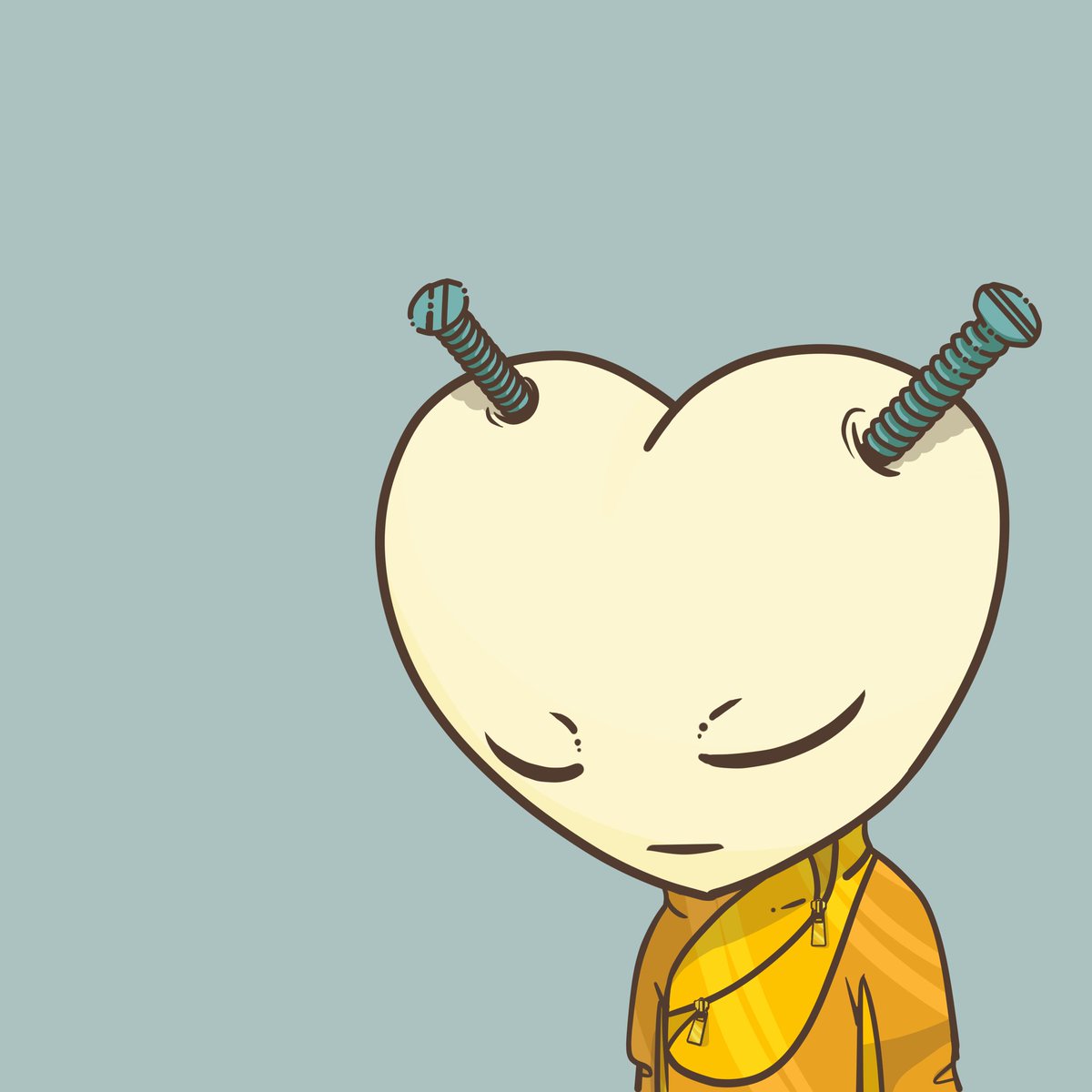 How does your <a href="/LT3NFT/">Less Than Three</a> make you feel?

I was drawn to this one instantly &amp; its meaning for me is very simple.

It reminds me of the core of balance, strength, and calm I can access no matter what's going on in my life/the world, and encourages me to take moments to recenter. 🤍