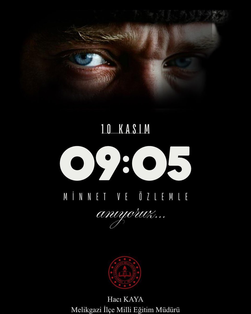 Gazi Mustafa Kemal Atatürk’ü, ebediyete uğurladığımız 10 Kasım’da saygı, minnet ve özlemle anıyoruz.
Cumhuriyetimizin kurucusunun gösterdiği çağdaş uygarlık yolunda kararlılıkla yürümeye devam edeceğiz. 🇹🇷 ￼