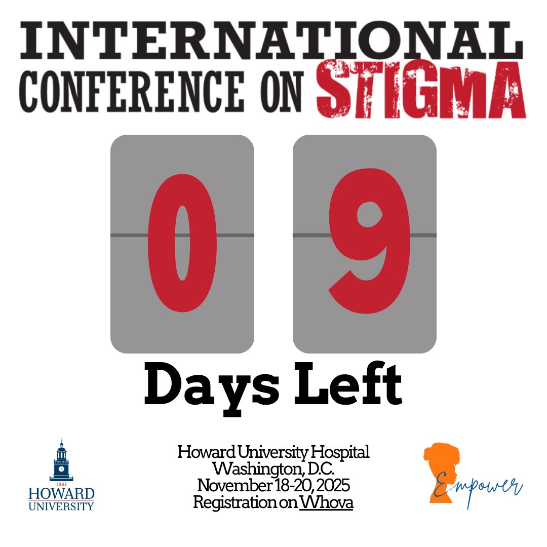 WhoCanYouTell's tweet image. Pssst. Nine more days until our conference. Let’s continue to uplift one another to end stigma. It truly starts within and then you can support others. ♥️#ICS2025 #HUStigmaProject #HUEmpowerProject