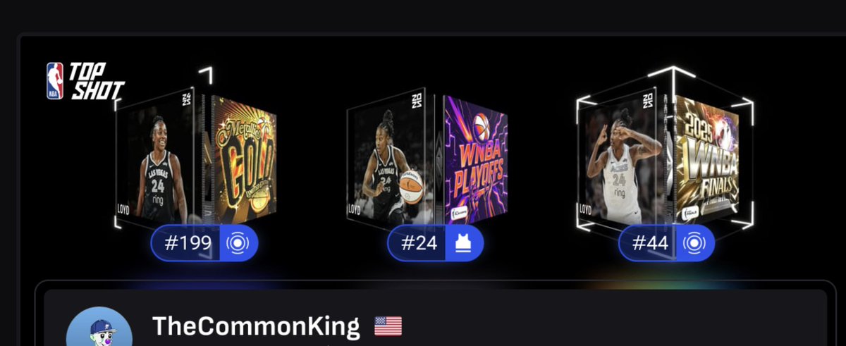 My Jewell Loyd special serial, championship badged moment collection - completed! <a href="/NBATopShot/">NBA Top Shot</a>