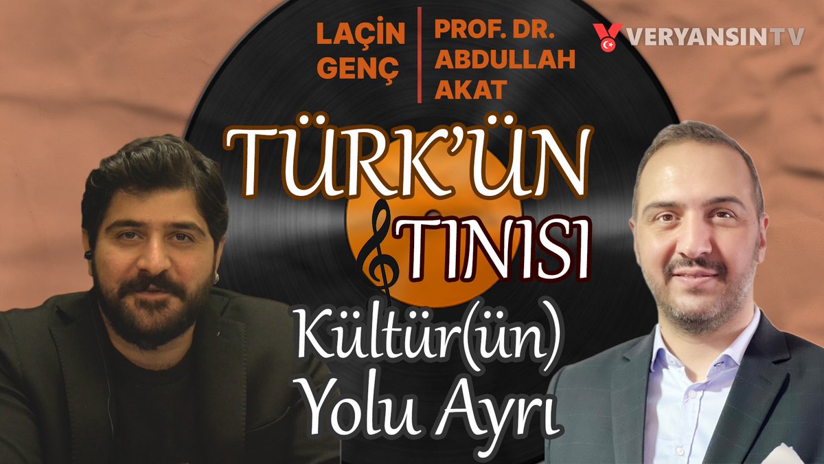 19:30'da Yayında...  

Kültür(ün) Yolu Ayrı | Türk'ün Tınısı | Laçin Genç - Prof. Dr. Abdullah Akat

İzlemek için: youtu.be/R2-gib8-qww