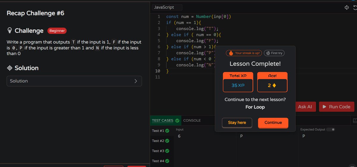 MoniTechCodes's tweet image. Day 97
JavaScript – while loop, break 🔁
Java – methods practice challenges ☕
It’s not about perfection anymore — it’s about persistence.
#100DaysOfCode #Java #JavaScript #CodingJourney #LearnToCode #LearnInPublic  #Consistency #30NitesOfCode
codedex.io/community/30-n…