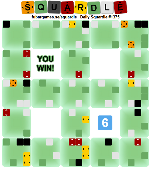 Wordle 1,604 3/6
nerdlegame 1390 3/6
Dungleon 1373 5/6💠
Squardle 1375 6 Guesses Remaining

Taking a sleepy day today. Brain needs it.
