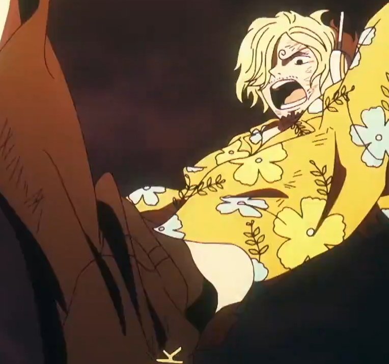 Sanji's tiny waist 😋