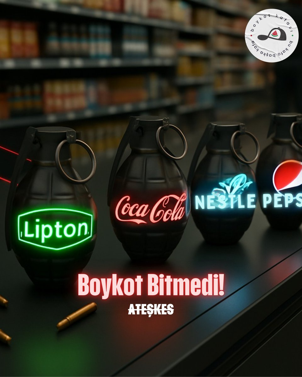 İsrail'in ihlalleri, 'ateşkes' kelimesinin bir aldatmaca olduğunu kanıtladı. Onlar kan dökmeye devam ederken, biz de bu suça ortak olmayacağız. Boykot Bitmedi!"
#boykot #Filistin #Gaza