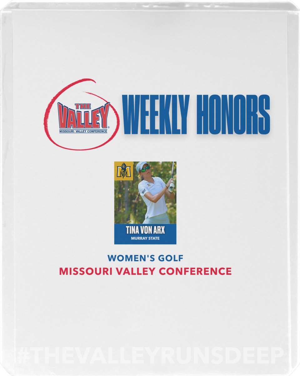MVCsports's tweet image. Women’s Golfer of the Week❗️ 

📷Tina von Arx @RacersWGolf 

READ MORE:  bit.ly/3JSKdmz

#TheValleyRunsDeep