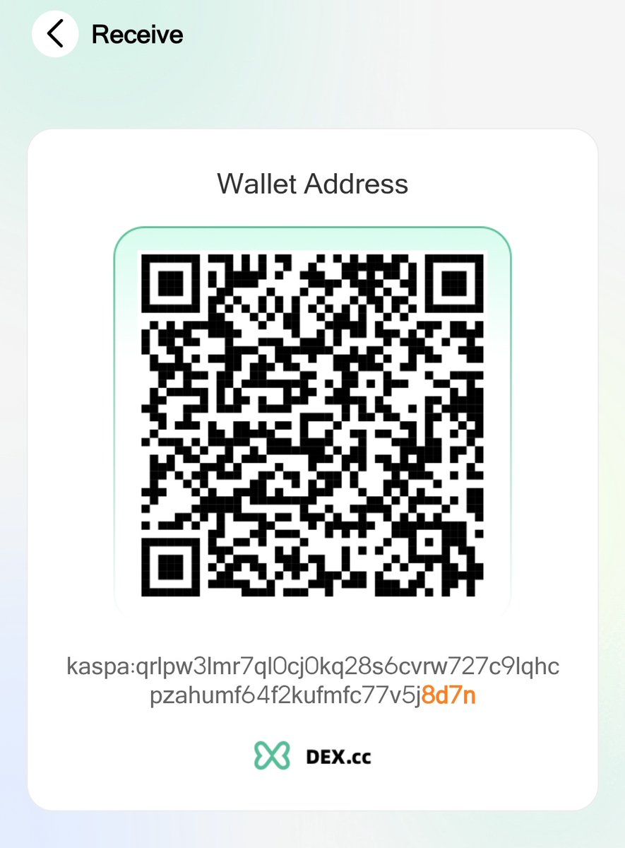 VombatusNft's tweet photo. @dexcc_official @NasyaArini 
@Yueeeeeeee2837 
@gyuuunified 

kaspa:qrlpw3lmr7ql0cj0kq28s6cvrw727c9lqhcpzahumf64f2kufmfc77v5j8d7n https://t.co/vs51IsYY70