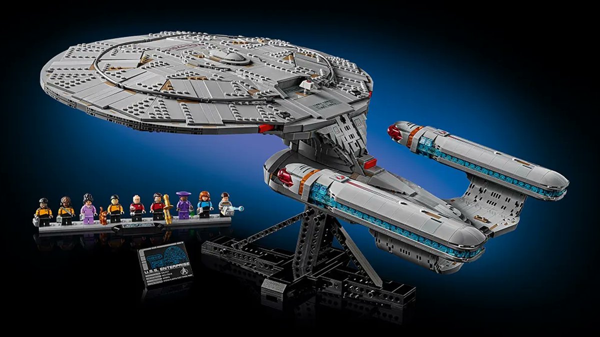 The first LEGO Star Trek set is starting with The Next Generation