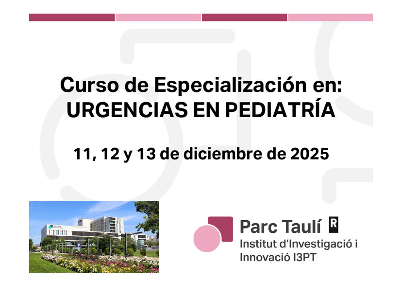 TSEUP's tweet photo. 👀Curso de especialización en urgencias de pediatría #CEUP ‼️
📝Recuerda anotar en el calendario
🗓️ 11,12 y 13 de diciembre
💻Parte online del 9/11/2025- 10/12/2025
ℹ️ efreixa@tauli.cat https://t.co/jVwXdbtoNi