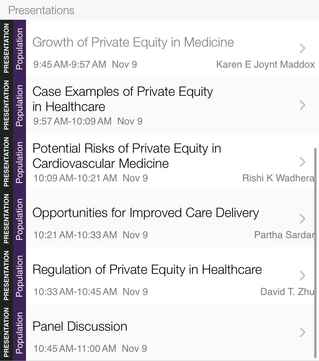 Gong2Jingyi's tweet photo. How has private equity affected cardiovascular care delivery?

Happening now at #AHA25 

@rkwadhera presenting key data that links private equity acquisition of US hospitals with increased procedure utilization, declining quality of care and worse patient care experience. https://t.co/gPJ0aB7RAe