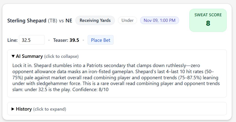 SweatAnalytics's tweet image. New England Patriots @ Tampa Bay Buccaneers

NE +2.5 SPREAD
UNDER 48 TOTAL POINTS
Drake Maye OVER 244.5 Passing Yds
Sterling Shepard UNDER 32.5 Receiving Yds