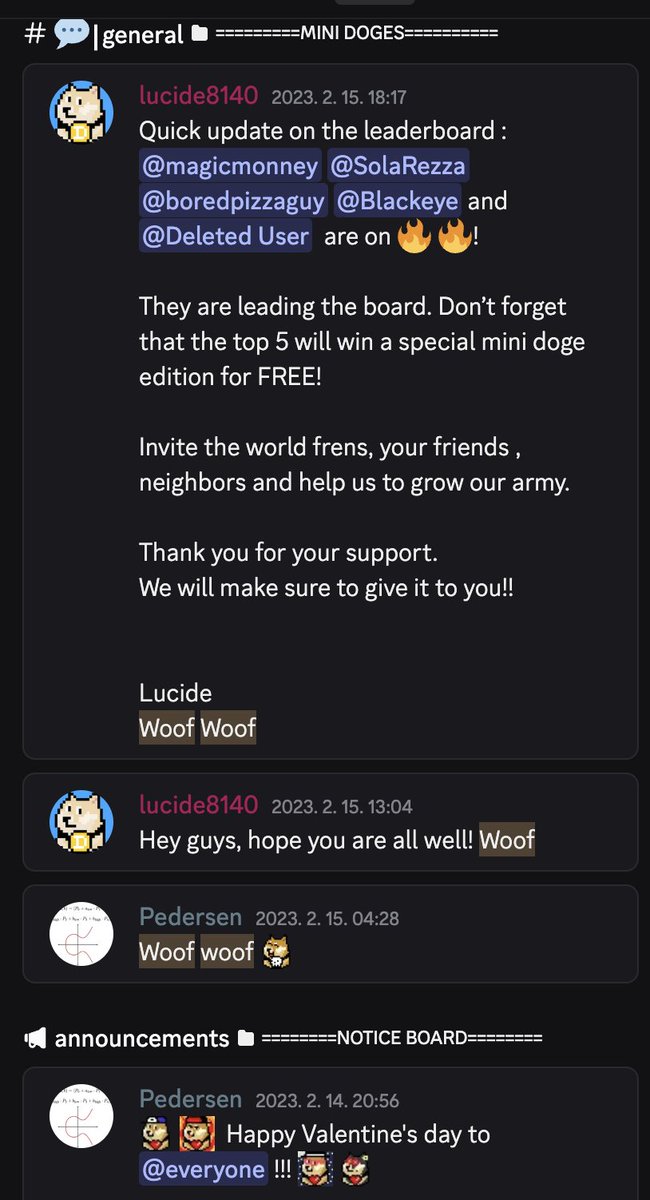 Woof is woofing, Woof is vibing.
Telegram - May 2025 ~ ongoing
Discord - February 2023 ~ ongoing
X - Right here, We WooF!

This will spread. 
WooF! WooF!