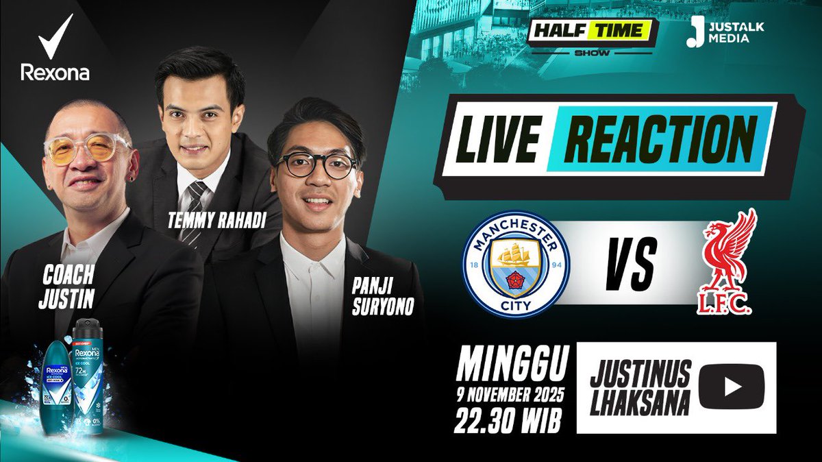 HALF TIME SHOW #07: LIVE REACTION MAN CITY VS LIVERPOOL

Watch now : youtube.com/live/v2aP6d-tW…