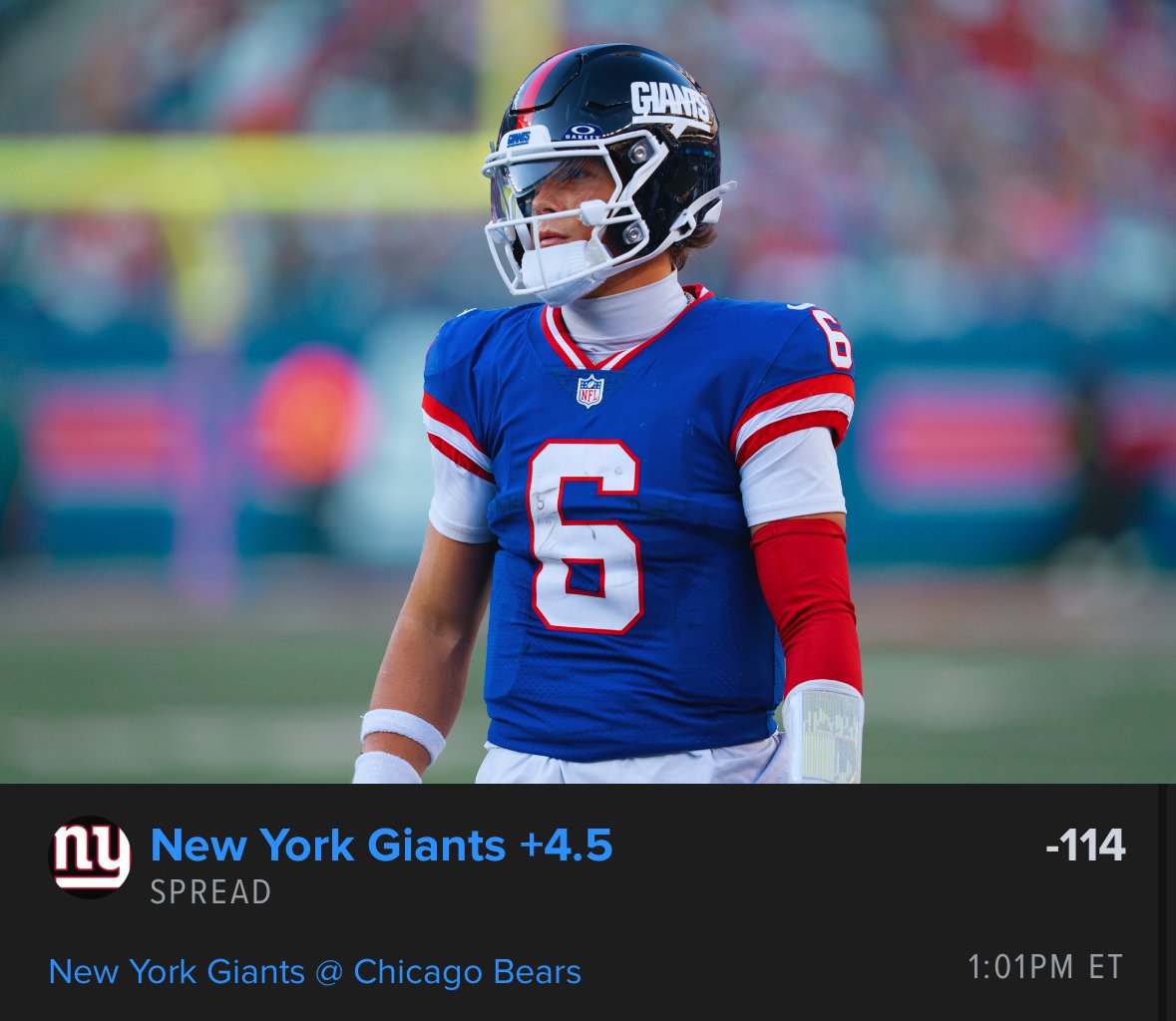 NFL SYSTEM UNLOCKED 🔓

⭐️ Giants +4.5

Send it 🚀 <a href="/Playbook/">Playbook</a>