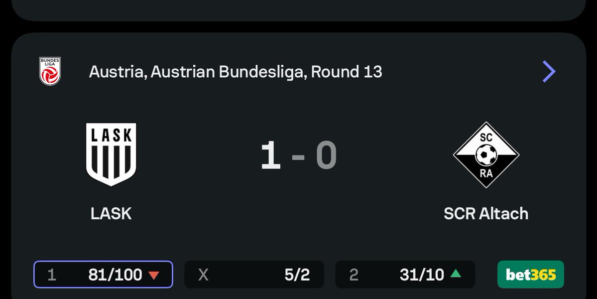 TipsterCharlie's tweet image. Lask Linz @ 2.1✅
Vaduz @ 2.15 ✅
Mjallby @ 1.61 ✅ 
Degerfors @ 2.00 ✅ 
Valetenga @ 3.20 ❌ 

More of that from #ProjectML please 🙏 

Let’s see some 🐶 bark 👊