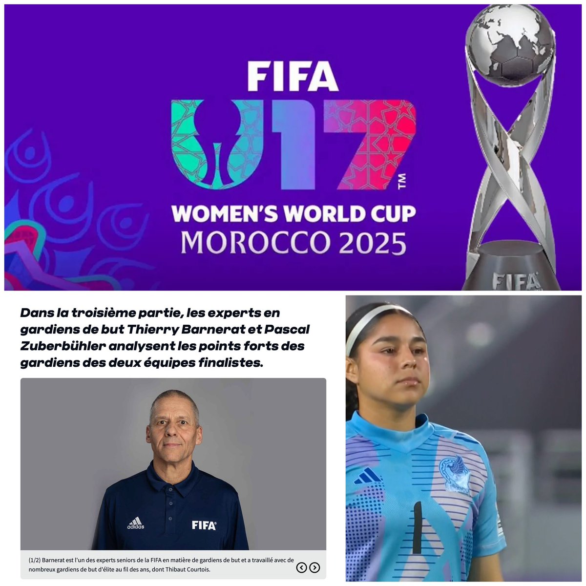 barnerathierry's tweet image. CONGRATULATIONS TO MURRIETA VALENTINA 🧤⚽️ 🇲🇽 FOR GOLDEN GLOVE

@FIFAWWC @PascalZubi