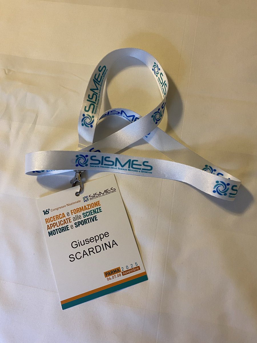 GiusScardina's tweet photo. Great experience attending the 16th Italian Congress of Sports and Exercise Sciences (@SISMESsocial), where I presented my work on the role of maturation status in youth soccer ⚽️

An excellent opportunity to share insights in the filed of sport science! 📚

@SportUnipa https://t.co/UG4tSNo0Ke