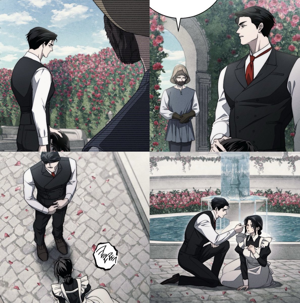 sairaphile's tweet image. this is the most insufferable-unhinged-crazy manhwa scene i’ve ever seen in my life