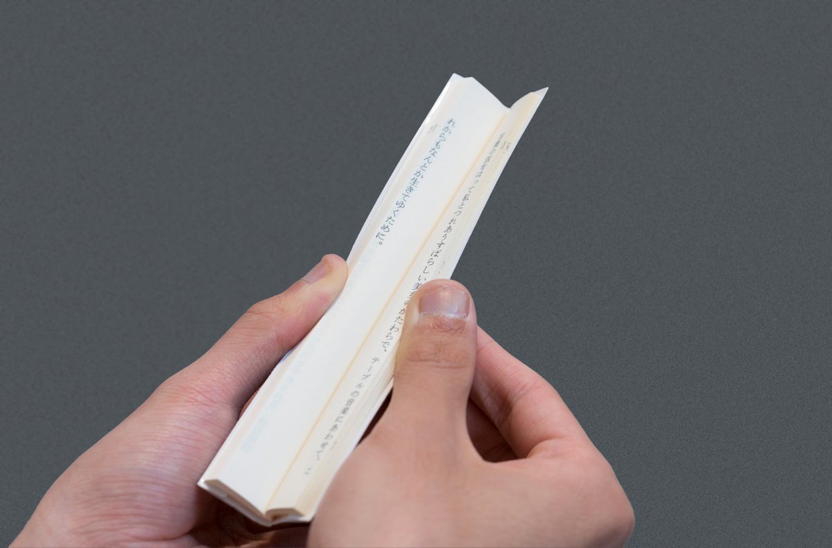 大学時代のデータを整理していたら、なぜか岩波文庫を一行になるように裁断して、デザインも完コピした謎の作品が出てきたのだが、なぜ一行にしたのかが思い出せない（やたら高評価だったのは覚えている）