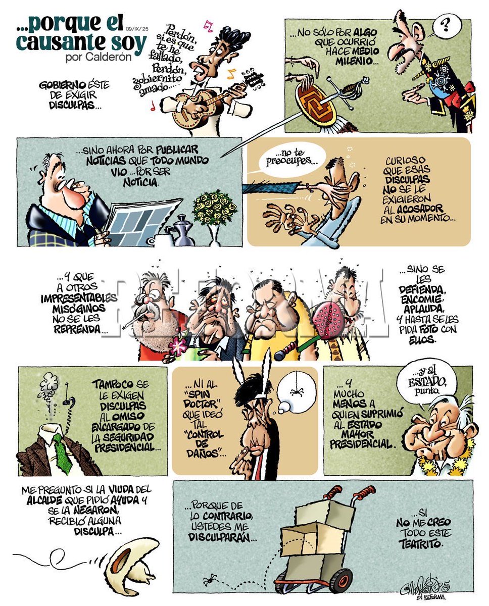 🎯
La ley del embudo; lo ancho para mí y -los míos; lo estrecho para los demás.
<a href="/CartonCalderon/">PacoCalderónCartones🇲🇽❤️🇺🇦❤️🇮🇱</a> vía <a href="/reformaopinion/">Reforma Opinión</a>