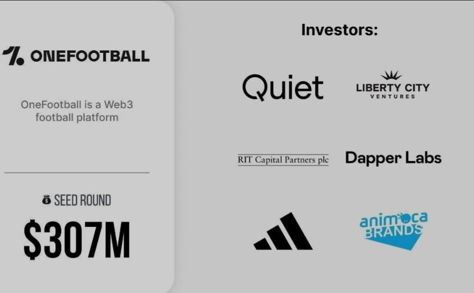 Kaleab41273's tweet photo. 🚀 $OFC isn’t just another airdrop  it’s backed by  investors like Adidas, Dapper Labs Animoca Brands  to build the biggest Web3 football platform ⚽🔥 $307

you’re early to something massive 👀
 #OneFootball #Airdrop #Web3 
@VishnAnomage @Namaila_ @web3nara
@Bonaven73794949 https://t.co/1LjiTHK8s1