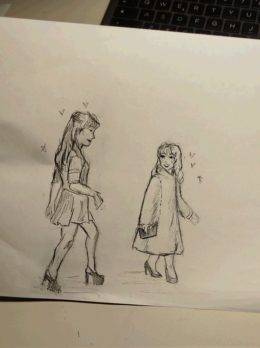 anyways super quick sketch of super pretty ladies hehe wish i had more time to actually draw em well