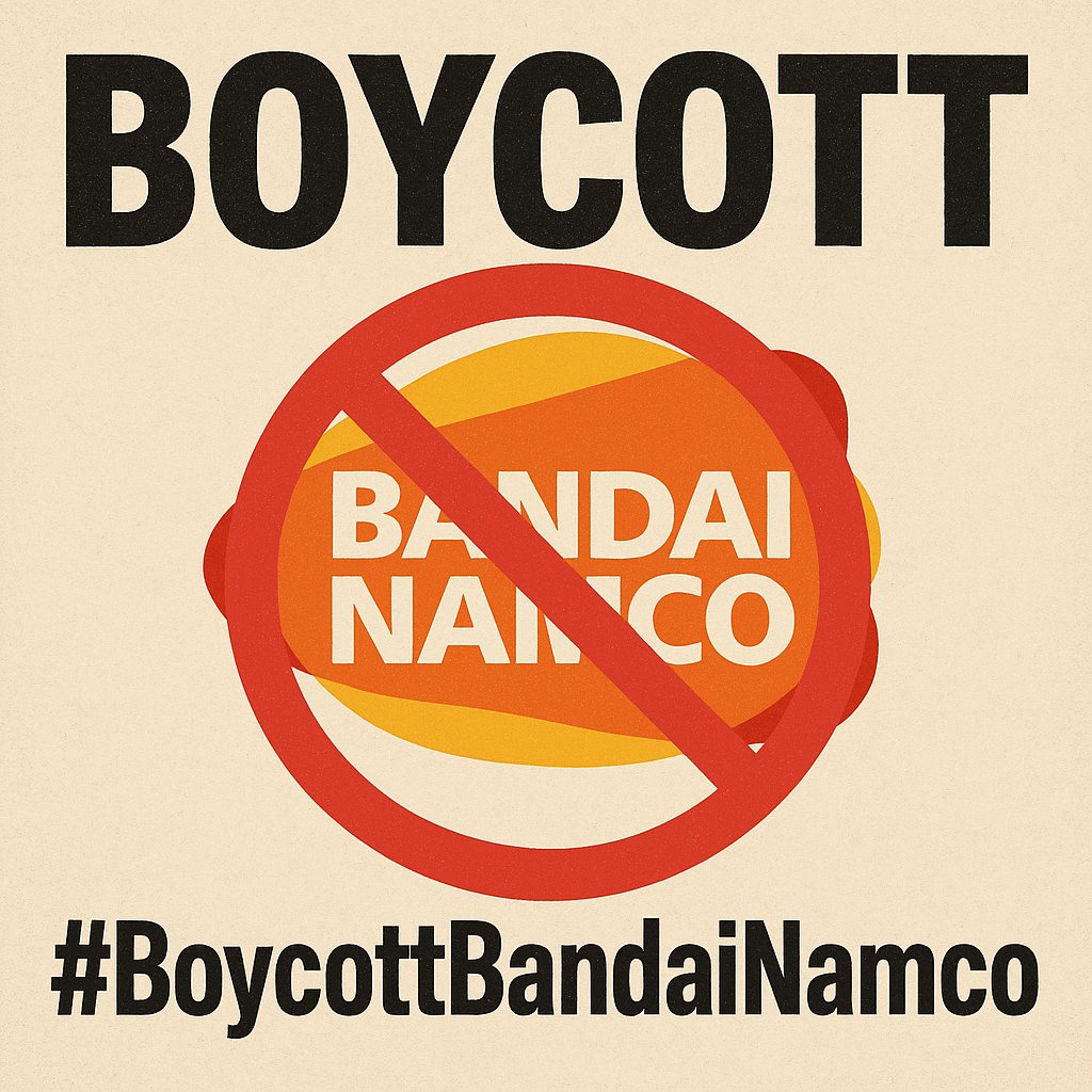 One punch man season 3 
Everyone use hashtag tell your though.
#BoycottBandaiNamco #OnePunchMan