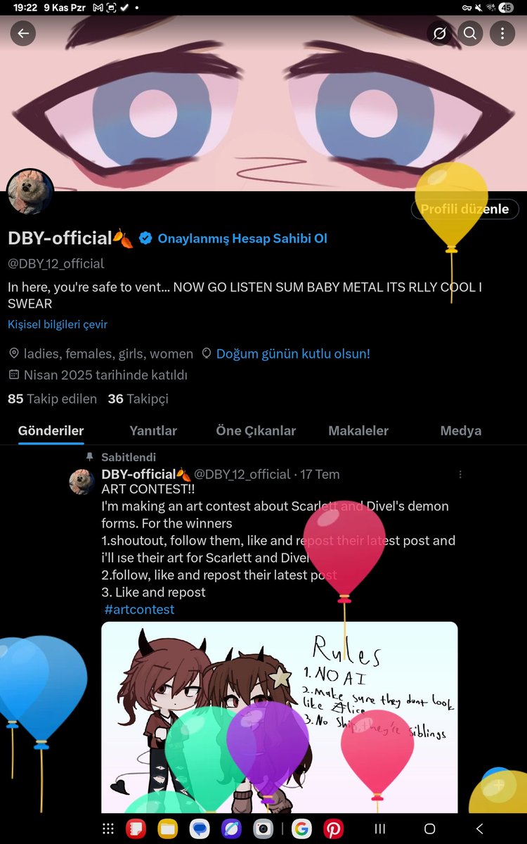 DBY_12_official's tweet image. BALLOONS MY BD!!! 
#foryoupage