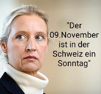 KEINE PATRIOTEN‼️
Weder die AfD-Sprecher <a href="/Alice_Weidel/">Alice Weidel</a> &amp; <a href="/Tino_Chrupalla/">Tino Chrupalla</a> 
Noch AfD-Chef <a href="/BjoernHoecke/">Björn Höcke</a> 
sind in der Lage am 
#9November an die Pogrome von 1938+den Fall der Mauer zu erinnern!
Sie nennen sich "Patrioten"
Aber🇩🇪Geschichte ist ihnen egal!
#Bundespräsident #Steinmeier