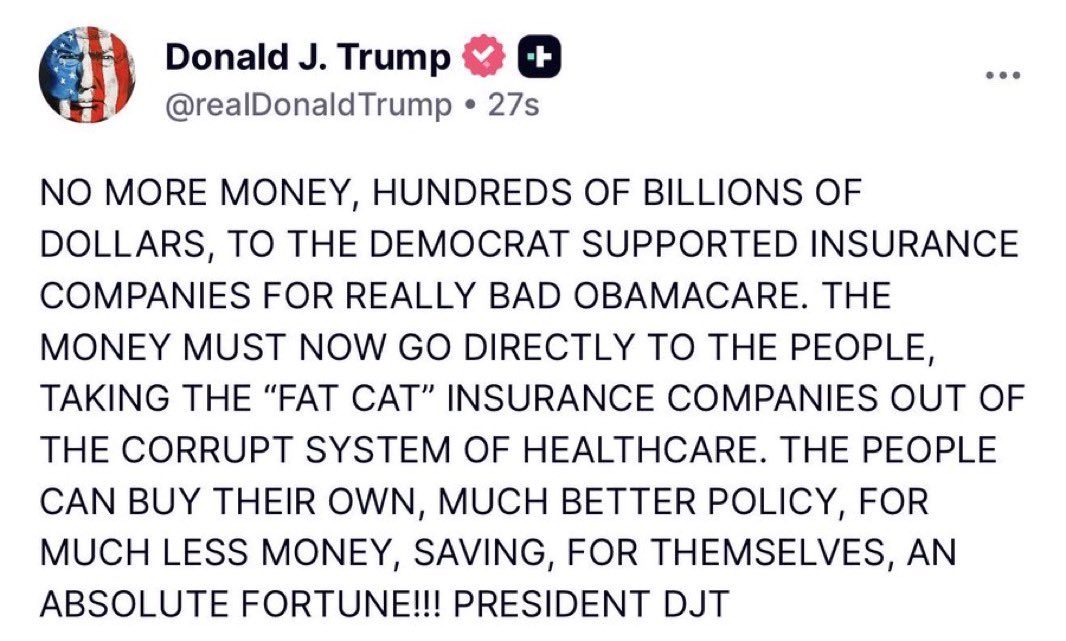 It is congress appropriated money. It is not ruled by tweets.