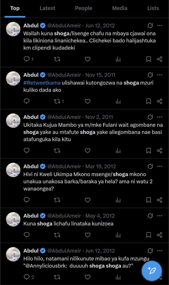 Sativa255's tweet photo. Baada ya WAPWA kuanza kufukua makaburi PAGE ya ABDUL mtoto wa SAMIA—kaamua kufungia page yake watu wasione tweet zake ambazo alizokuwa akijisifia yeye ni SHOGA. https://t.co/y0fCAtGKJT