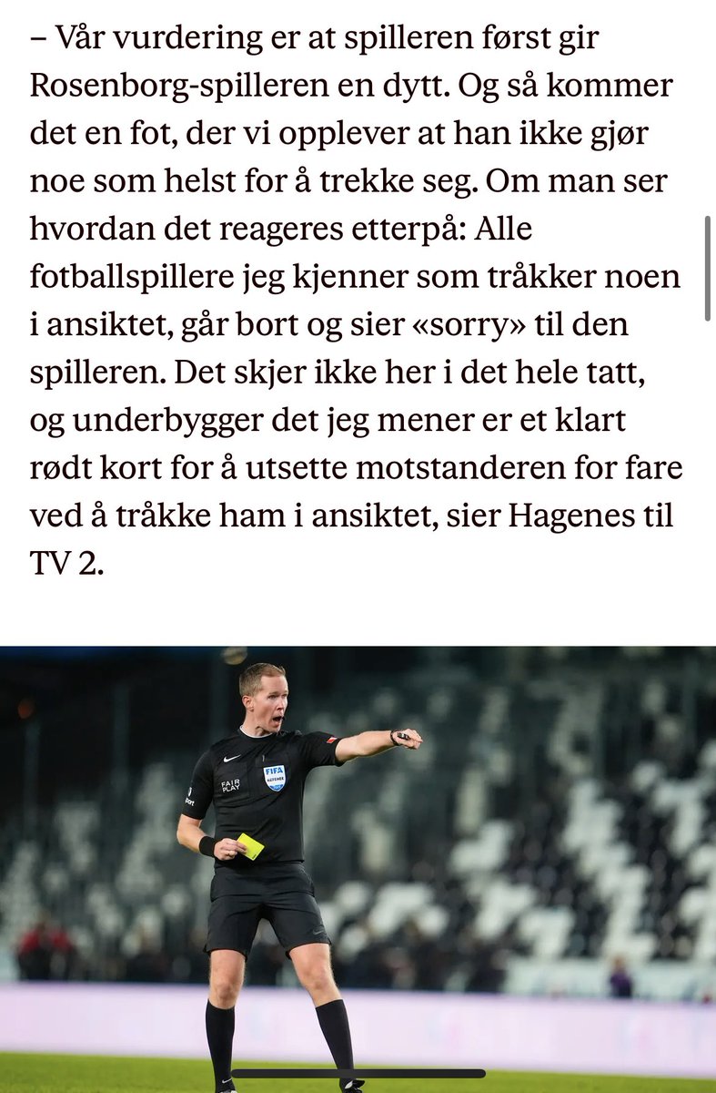 Som barneskolelærer anerkjenner jeg dette. 

«Si unnskyld, ellers ringer jeg hjem».

Som terskel for rødt kort derimot….