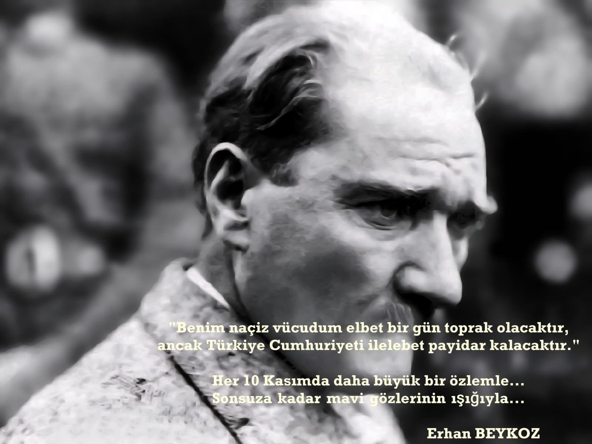 Atam ruhunuz şad mekanınız cennet olsun. Son nefesime kadar Cumhuriyetin ve Eselerlerini bekçisiyim. 🇹🇷❤️🇹🇷