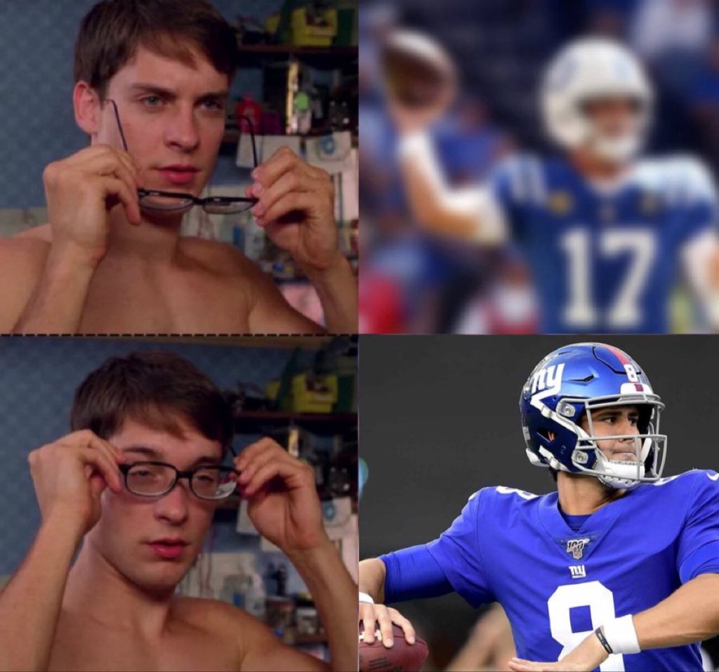 Daniel Jones just as soon as he entered the MVP conversation