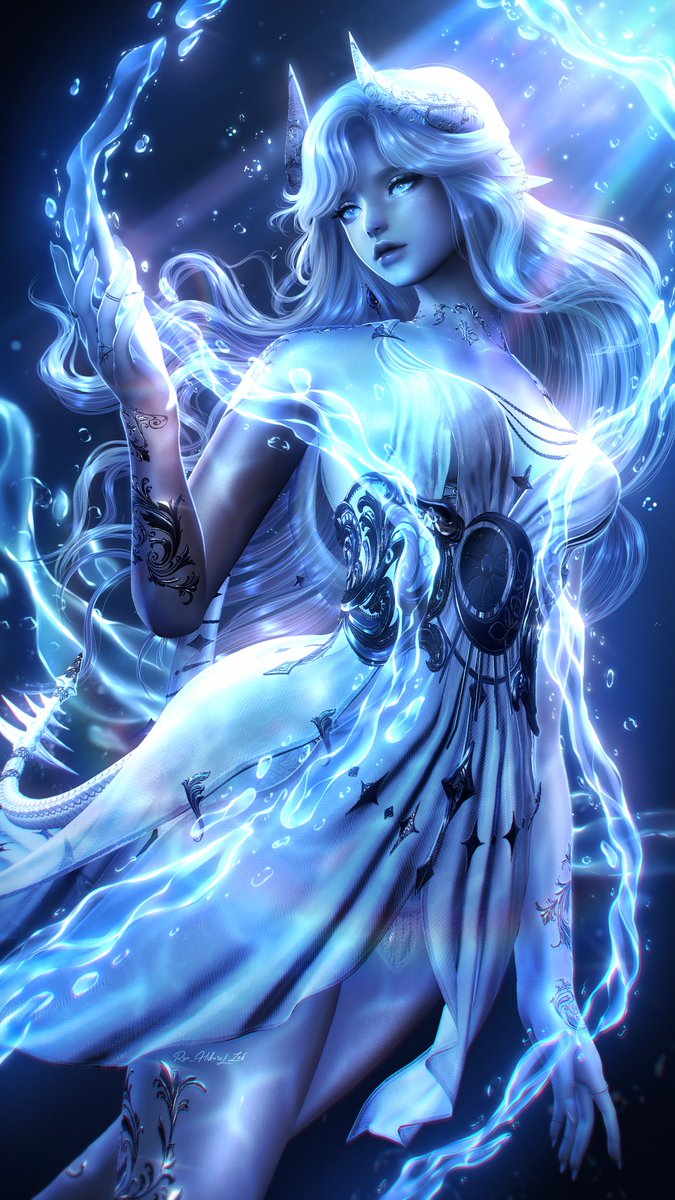 RoseHikari24's tweet image. ✦ Ethereal Water ✦

Event reward - for @chiixiv 🌙
I really enjoyed working on your beautiful OC, thank you &amp;lt;3

Process in replies ~