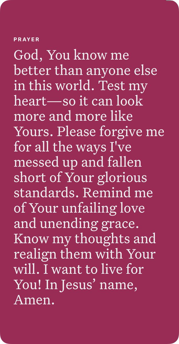 Psalm 139:23