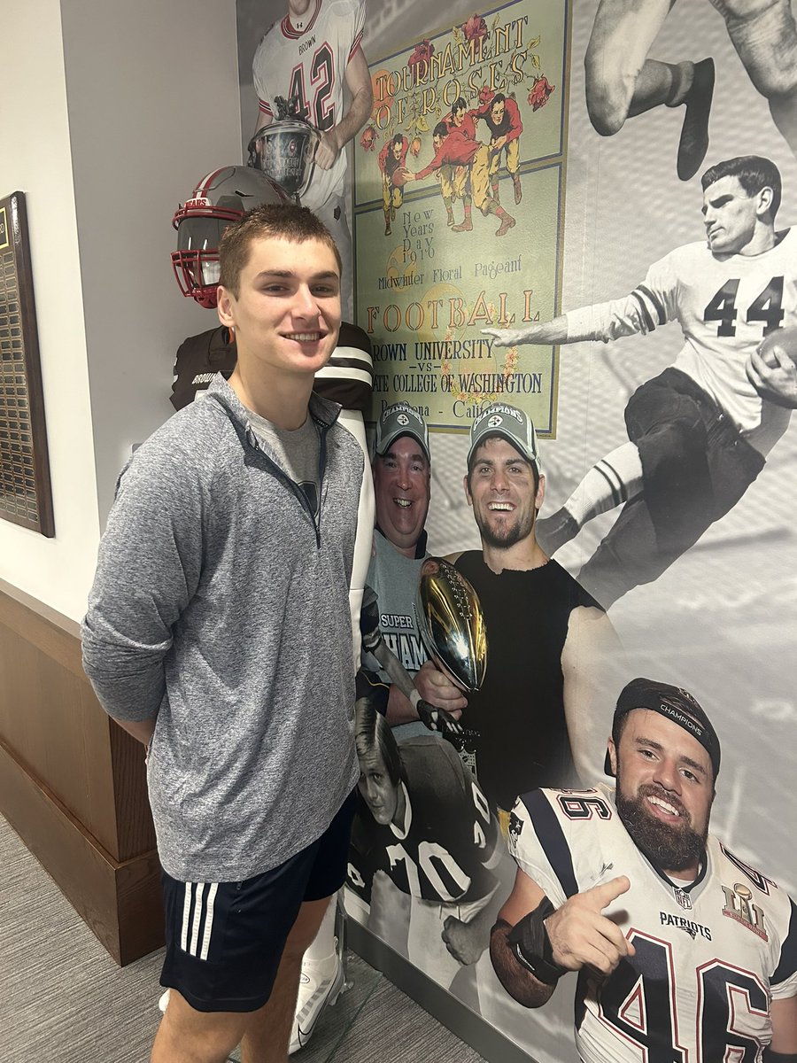 2008gjb's tweet photo. Thank you to @coachDjackson1 , @CoachPDeCapito, @BrownHCPerry , and @BrownU_Football for the amazing hospitality yesterday! Hope to be back soon, and go Bruno!🐻 #GrownHere 

@CACoachMiller @ColumbusAcademy @CA__Football @CAathperf @AcademyVikings https://t.co/JUvCnr54qz