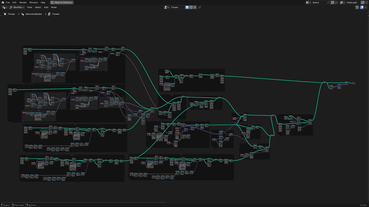 sai_charan_md's tweet image. All this and I am only half done🥱🥱
#b3d #geometrynodes