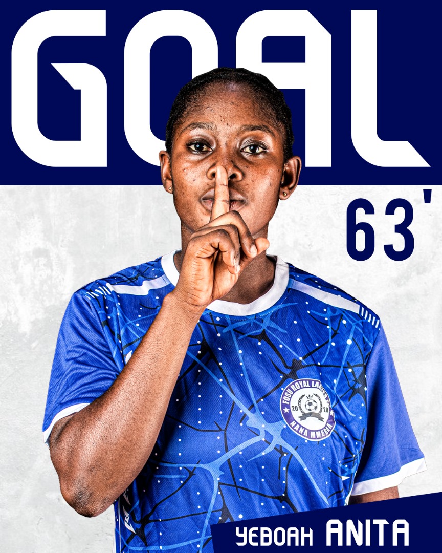 fosurlfc10's tweet photo. 63’ - ⏰ - 

Anita with a beautiful strick from the flacks to give us the lead. 

T. Super L. 1️⃣ Vs 2️⃣ Fosu Royal L.⚪🔵

#NorthernZone #MaltaGuinnessWPL
 #betPawa #SheDidThat

#nanammebaa ⚪🔵 https://t.co/3mADpvRTgW