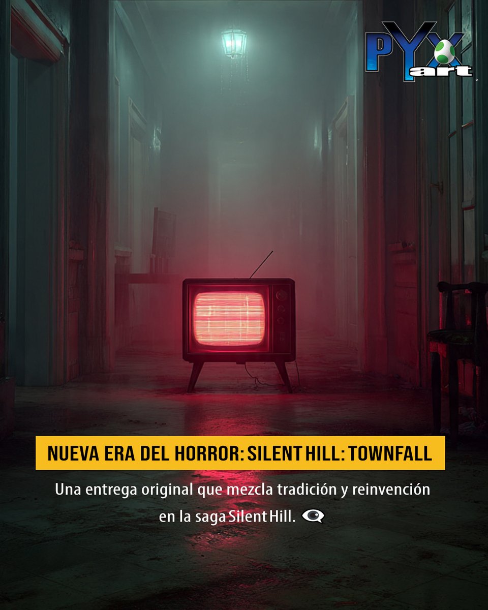 PyxArt's tweet photo. Silent Hill: Townfall se perfila como el regreso más  intrigante de la saga. Una televisión encendida. Un código Morse. Una frase: “Thy flesh is weak”. ¿Tú qué esperas de este juego? ¿Que respete la tradición o que lo rompa todo? 😨👇
#SilentHill #Pyxart #RevistaPyxart https://t.co/jgSPI37mvw