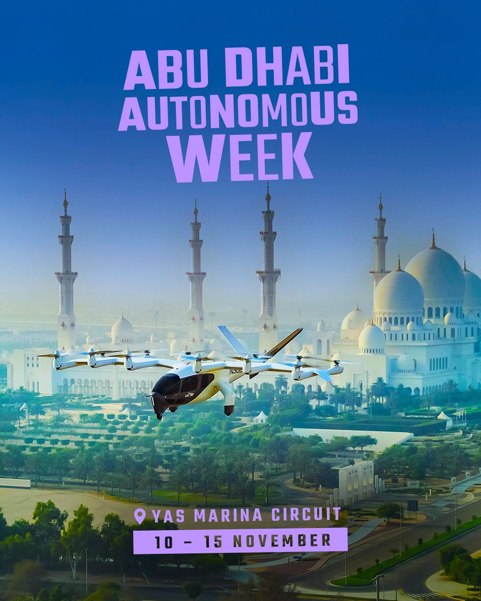 InAbuDhabi's tweet image. Abu Dhabi Autonomous Week is here! 🌟 

Explore the latest in autonomous systems, from DRIFTx to RoboCup Asia-Pacific and A2RL!

Connect, collaborate, and witness innovation in action — get your tickets now! 

@ymofficial