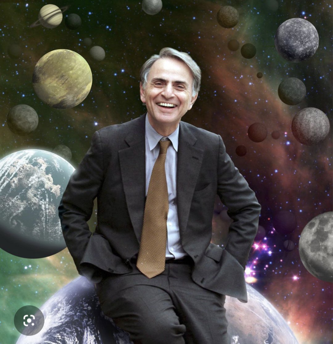 "We're in very bad trouble if we don't understand the planet we're trying to save."

-- Carl Sagan, born #OTD 1934