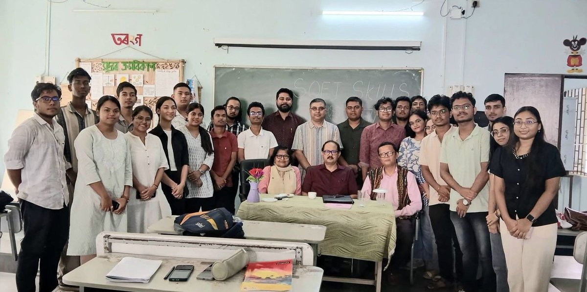 Dropped in at a Soft Skills session organised by the FYIMP Literary Club at the Department of Commerce ~ and what a wonderful experience it turned out to be!

Interacting with students from diverse disciplines reminded me how curiosity, confidence, and empathy truly define our