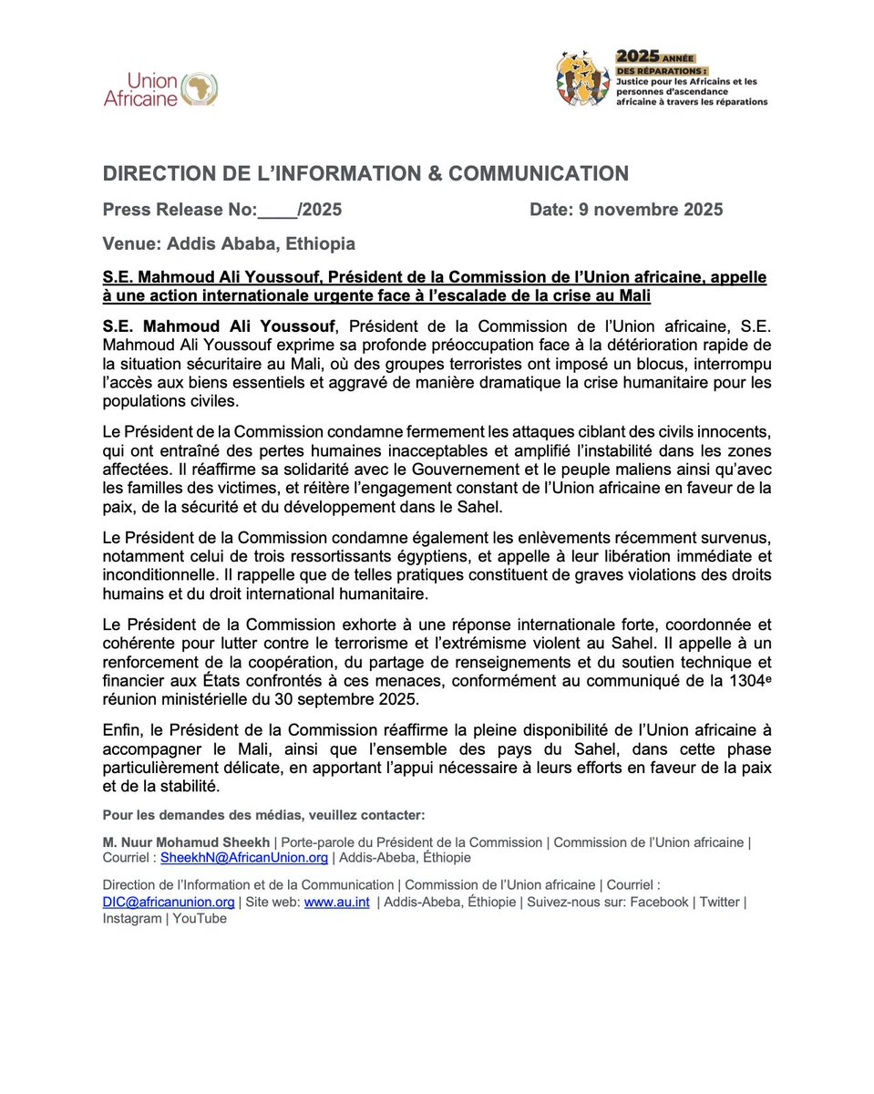 African Union tweet media