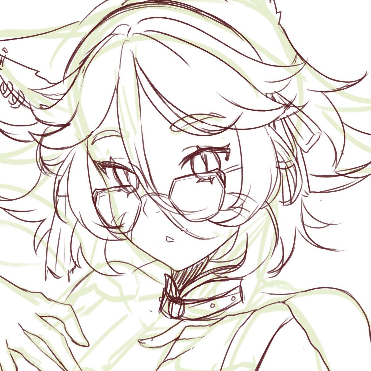 meroko_luna's tweet image. Current WIPs/messy sketches 👀